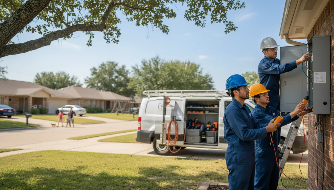Certified electrician providing emergency electrical services in Freistatt, MO
